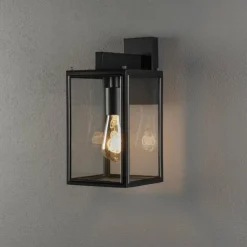 Luminaires Konstsmide Applique murale d'extérieur Konstsmide Carpi Noir, 1 lumière