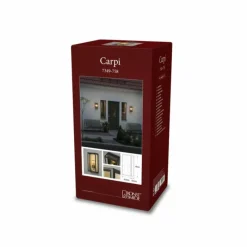 Luminaires Konstsmide Applique murale d'extérieur Konstsmide Carpi Laiton, Noir, 1 lumière