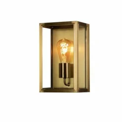 Luminaires Konstsmide Applique murale d'extérieur Konstsmide Carpi Laiton, 1 lumière