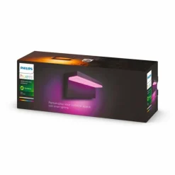 Luminaires Philips Applique murale d'extérieur Philips Hue Nyro LED Noir, 1 lumière, Changeur de couleurs