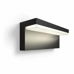 Luminaires Philips Applique murale d'extérieur Philips Hue Nyro LED Noir, 1 lumière, Changeur de couleurs