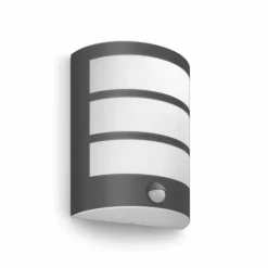 Luminaires Philips Applique murale d'extérieur Philips Python LED Anthracite, 1 lumière, Détecteur de mouvement