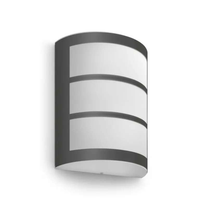 Luminaires Philips Applique murale d'extérieur Philips Python LED Anthracite, 1 lumière