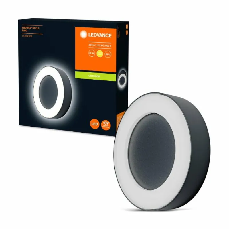 Luminaires Ledvance Applique murale d'extérieur LEDVANCE ENDURA® Gris, 1 lumière