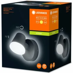 Luminaires Ledvance Applique murale d'extérieur LEDVANCE ENDURA® Gris, 1 lumière