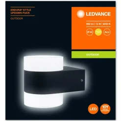 Luminaires Ledvance Applique murale d'extérieur LEDVANCE ENDURA® Gris, 1 lumière