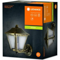 Lampes Dorées-Luminaires Ledvance Applique murale d'extérieur LEDVANCE ENDURA® Or, Noir, 1 lumière