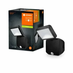 Luminaires Ledvance Applique murale d'extérieur LEDVANCE Battery Noir, 1 lumière, Détecteur de mouvement