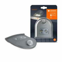 Luminaires Ledvance Applique murale d'extérieur LEDVANCE Door Argenté, 1 lumière, Détecteur de mouvement