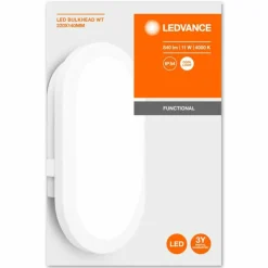 Luminaires Ledvance Applique murale d'extérieur LEDVANCE BULKHEAD Blanc, 1 lumière