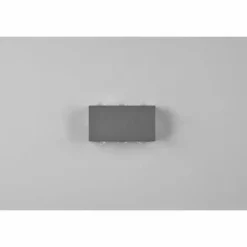 Luminaires Trio Applique murale d'extérieur Trio Clyde LED Anthracite, 2 lumières