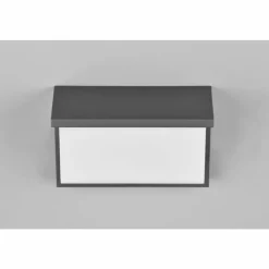 Luminaires Trio Applique murale d'extérieur Trio Nestos LED Anthracite, 1 lumière, Détecteur de mouvement