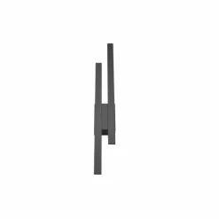 Luminaires Trio Applique murale d'extérieur Trio Tawa LED Anthracite, 2 lumières