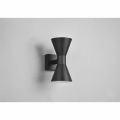 Luminaires Trio Applique murale d'extérieur Trio Ardas Noir, 2 lumières