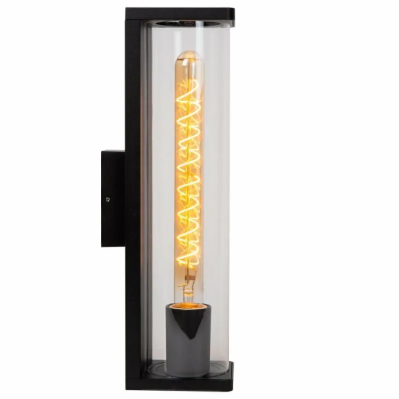 Luminaires Lucide Applique murale d'extérieur Lucide SLIGO Noir, 1 lumière