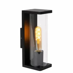 Luminaires Lucide Applique murale d'extérieur Lucide SLIGO Noir, 1 lumière