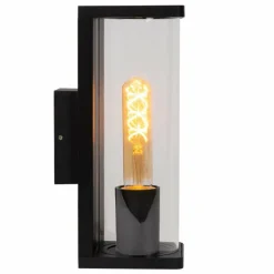 Luminaires Lucide Applique murale d'extérieur Lucide SLIGO Noir, 1 lumière
