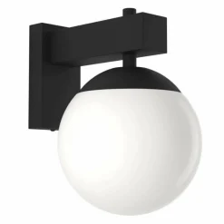 Luminaires Eglo Applique murale d'extérieur Eglo BUFALATA Noir, 1 lumière
