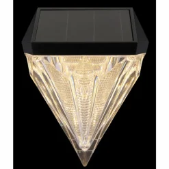 Luminaires Globo Lighting Applique murale d'extérieur Globo SOLAR LED Noir, 1 lumière