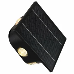 Luminaires Globo Lighting Applique murale d'extérieur Globo SOLAR LED Noir, 1 lumière