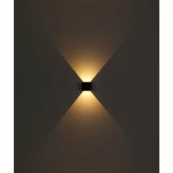 Luminaires Globo Lighting Applique murale d'extérieur Globo VERONIKA LED Noir, 1 lumière