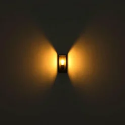 Luminaires Globo Lighting Applique murale d'extérieur Globo GUNDULA Noir, 1 lumière