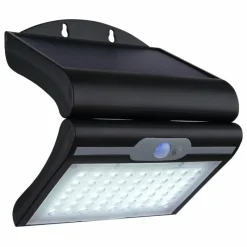 Luminaires Globo Lighting Applique murale d'extérieur Globo SOLAR LED Gris, Noir, 1 lumière, Détecteur de mouvement