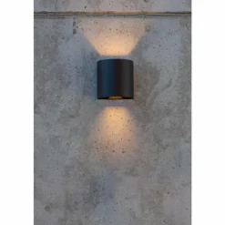 Luminaires Lutec Applique murale d'extérieur Lutec Beams LED Noir, 1 lumière