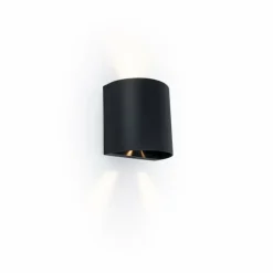 Luminaires Lutec Applique murale d'extérieur Lutec Beams LED Noir, 1 lumière