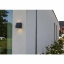 Luminaires Lutec Applique murale d'extérieur Lutec Marbo Anthracite, 2 lumières