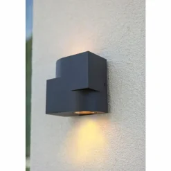 Luminaires Lutec Applique murale d'extérieur Lutec Marbo Anthracite, 2 lumières