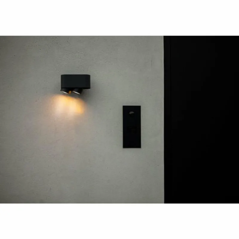 Luminaires Lutec Applique murale d'extérieur Lutec Cypres Anthracite, 2 lumières