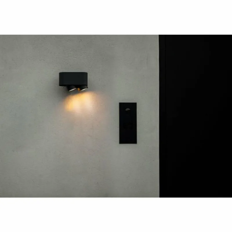 Luminaires Lutec Applique murale d'extérieur Lutec Cypres Anthracite, 2 lumières