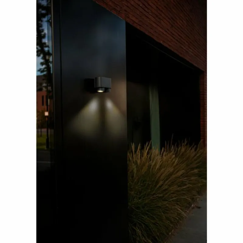 Luminaires Lutec Applique murale d'extérieur Lutec Cypres Anthracite, 2 lumières