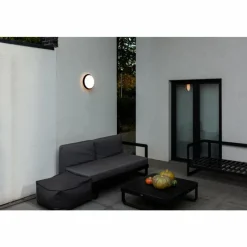 Luminaires Lutec Applique murale d'extérieur Lutec Goleta LED Noir, 1 lumière