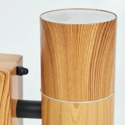 hofstein Applique murale d'extérieur Tenvik Brun, Couleur bois, Noir, 2 lumières