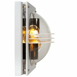Luminaires Lucide Applique murale d'extérieur Lucide PRIVAS Blanc, 2 lumières