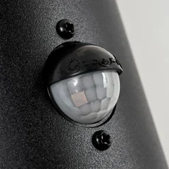 Suspension Verre Fumé-hofstein Applique murale d'extérieur Tolsona Noir, 2 lumières, Détecteur de mouvement