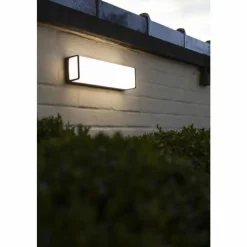 Luminaires Lutec Applique murale d'extérieur Burseryd LED Anthracite, 1 lumière