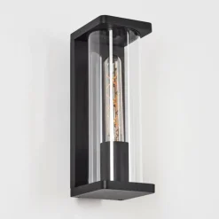 hofstein Applique murale d'extérieur Mataka Noir, 1 lumière