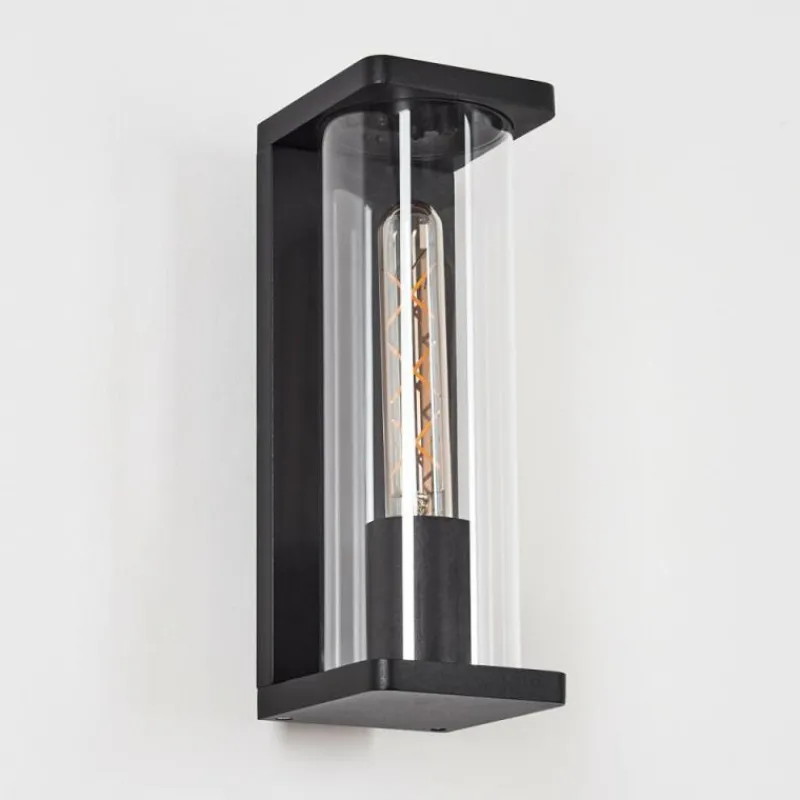 hofstein Applique murale d'extérieur Mataka Noir, 1 lumière