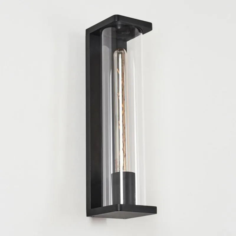 hofstein Applique murale d'extérieur Mataka Noir, 1 lumière