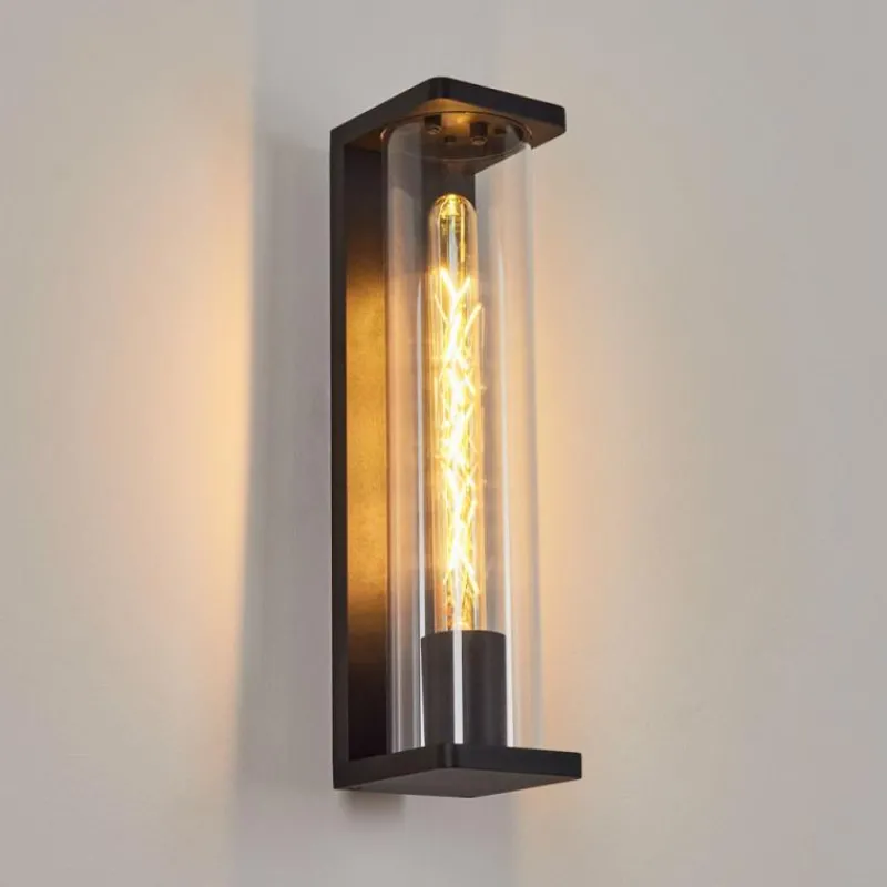 hofstein Applique murale d'extérieur Mataka Noir, 1 lumière