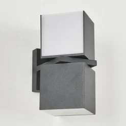 hofstein Applique murale d'extérieur Swanek LED Anthracite, 1 lumière