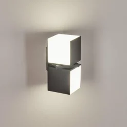 hofstein Applique murale d'extérieur Swanek LED Anthracite, 1 lumière