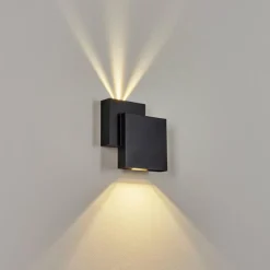 hofstein Applique murale d'extérieur Colare LED Noir, 1 lumière