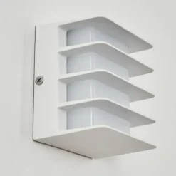 hofstein Applique murale d'extérieur Guichard LED Blanc, 1 lumière