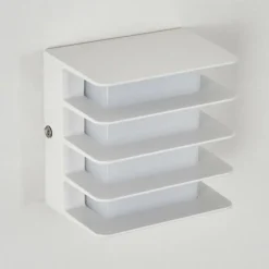 hofstein Applique murale d'extérieur Guichard LED Blanc, 1 lumière