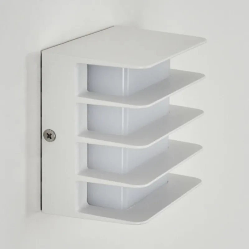 hofstein Applique murale d'extérieur Guichard LED Blanc, 1 lumière