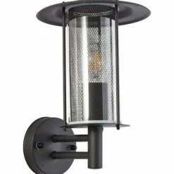 Luminaires Brilliant Applique murale d'extérieur Brilliant Detroit Noir, 1 lumière